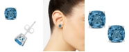 Macy's Blue Topaz (2-1/2 ct. t.w.) Stud Earrings in Sterling Silver